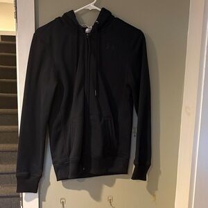 Under Armor Men's Black Hoodie Zip Up Sweatshirt